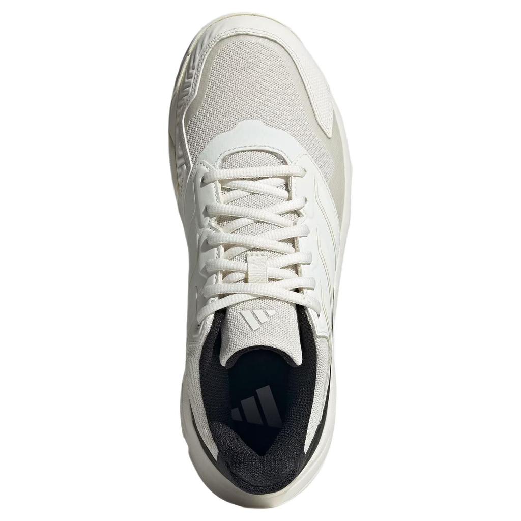 Adidas CourtJam Control 3 Abrasion Resistant Abrasion Resistant Low top Tennis Shoes Women's White Black JP9740
