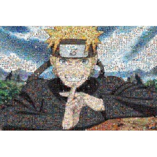 ENSKY Naruto Shippuden Mosaic Art 50x75cm Jigsaw Puzzle, 1000 Pieces, JIGSAW PUZZLE 1000-395