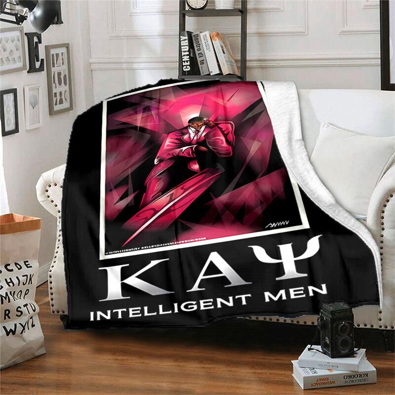 1pc Blanket Kappa Alpha Psi Print Design, Lightweight Blanket for Sofa, Bed- Soft &Warm, Gift for All Seasons like Christmas, Halloween