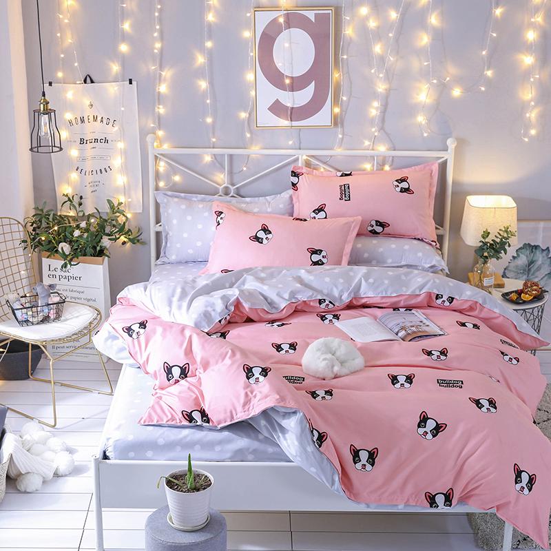 WTEMPO Sheet Pillowcases Bedclothes 4pcs Bedding Set Queen Size Queen Duvet Cover Bed Set