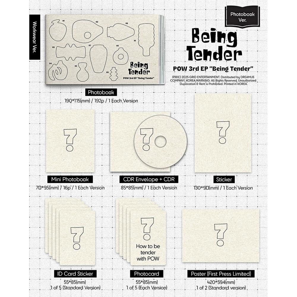 POW Being Tender (Photobook Ver.)