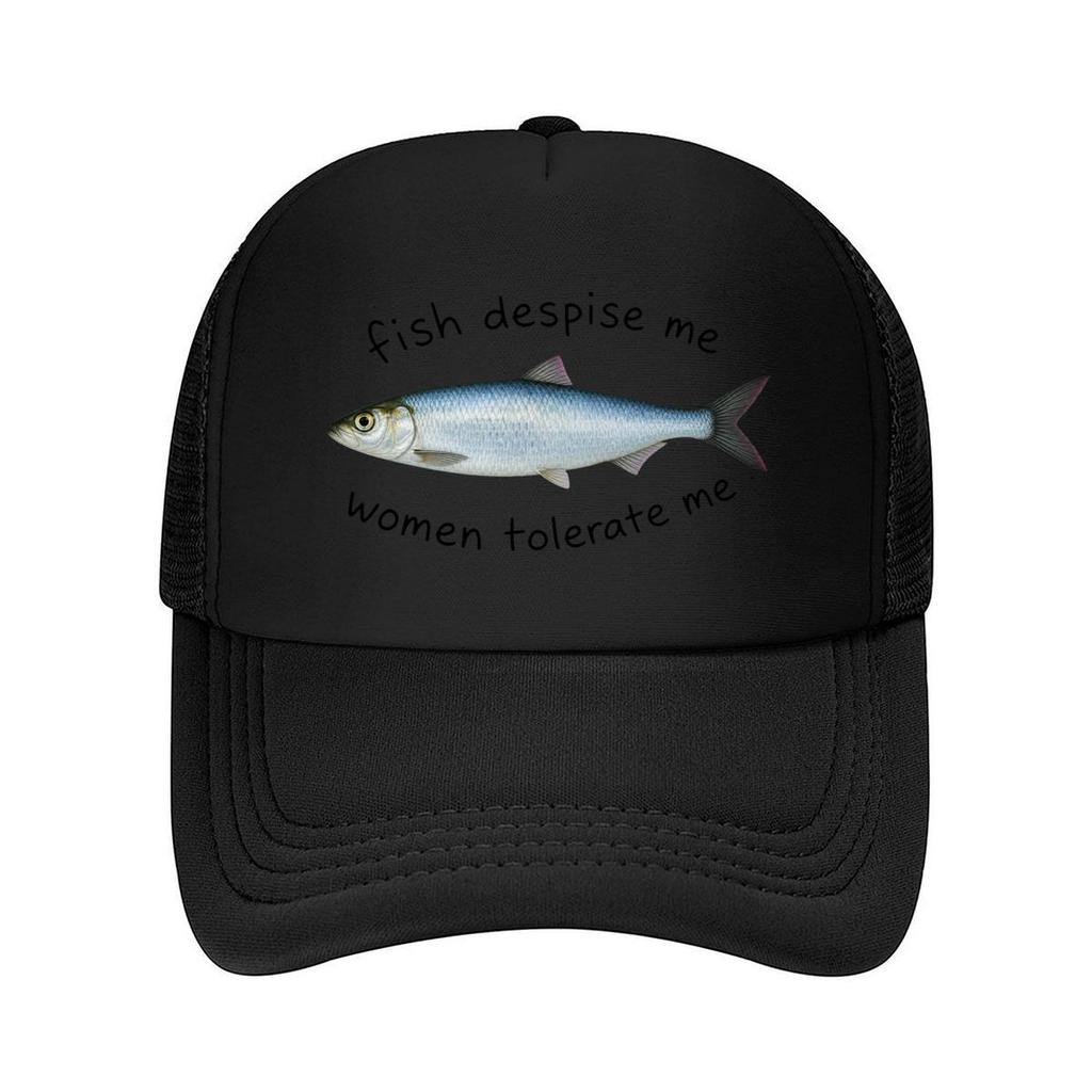 Fish Despise Me Women Tolerate Mesh Baseball Cap For Womens Unisex FeUnisex Beach Dad Hat Hip Hop