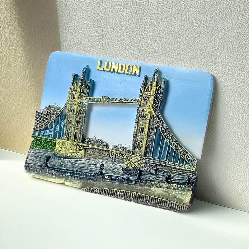 Europe  UK London 3D Refrigerator Stickers Fridge Magnets Tourist Attractions  Refrigerator Stickers Souvenirs London Handmade C