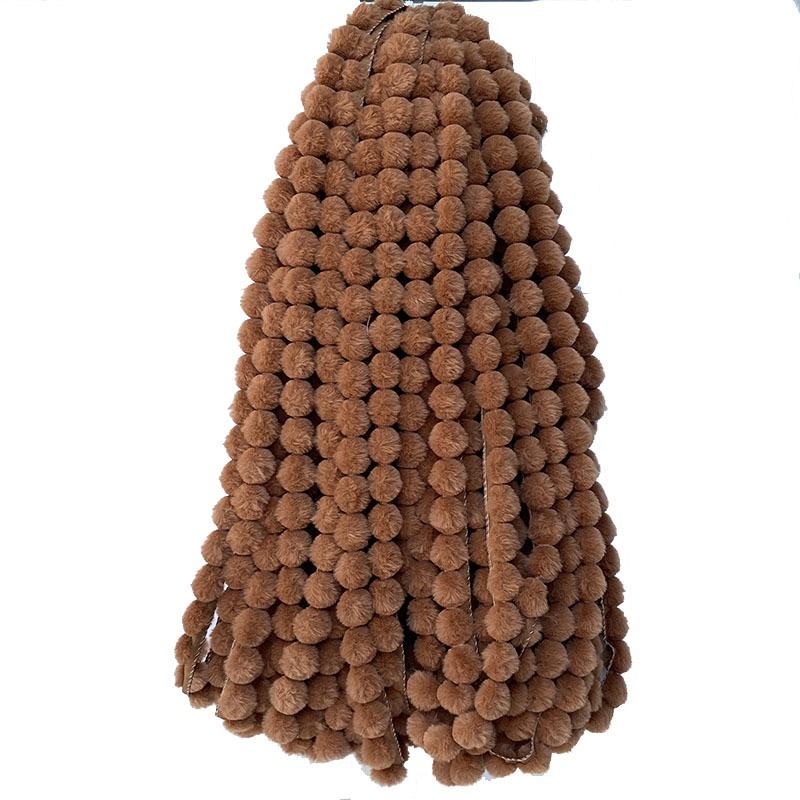 5/10M Faux Rabbit Fur Hairball Ribbon For Handmade DIY Sewing Tops Stage Costume Fluffy Trim Breathable Cuff Plush Strip