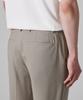 MUSINSA STANDARD Summer Wool Relaxed Tapered Hidden Banding Crop Slacks [Light Beige]