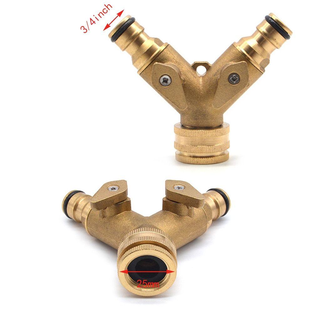 Garden Irrigation Hose Pipe Valve Splitter Quick Connector Hose Faucet Adapter Tap Irrigation Valve