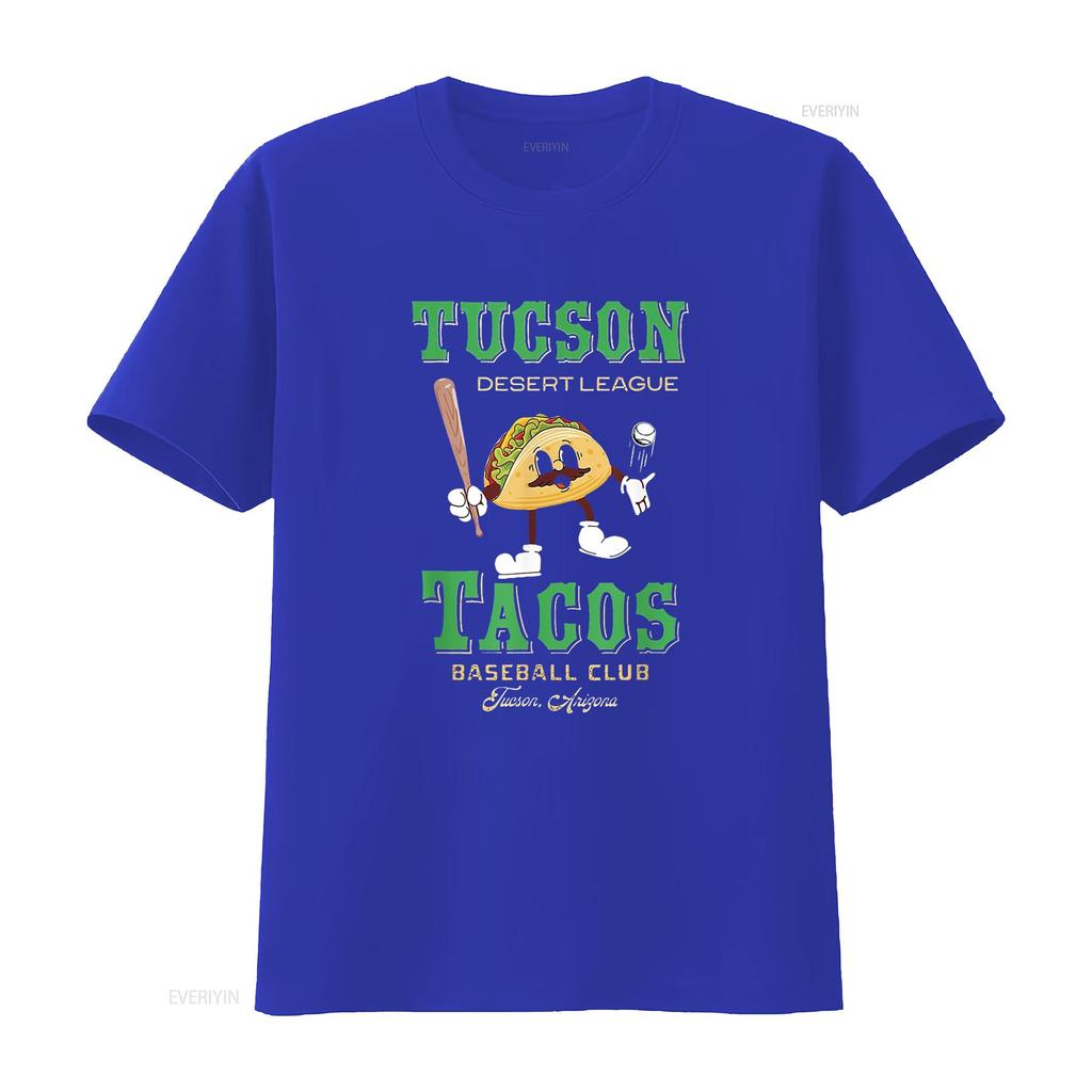 Tucson Tacos Retro Minor League Baseball Team T Shirt Vintage Washed Unisex Comfortable Stretched Top For Everyday Wear