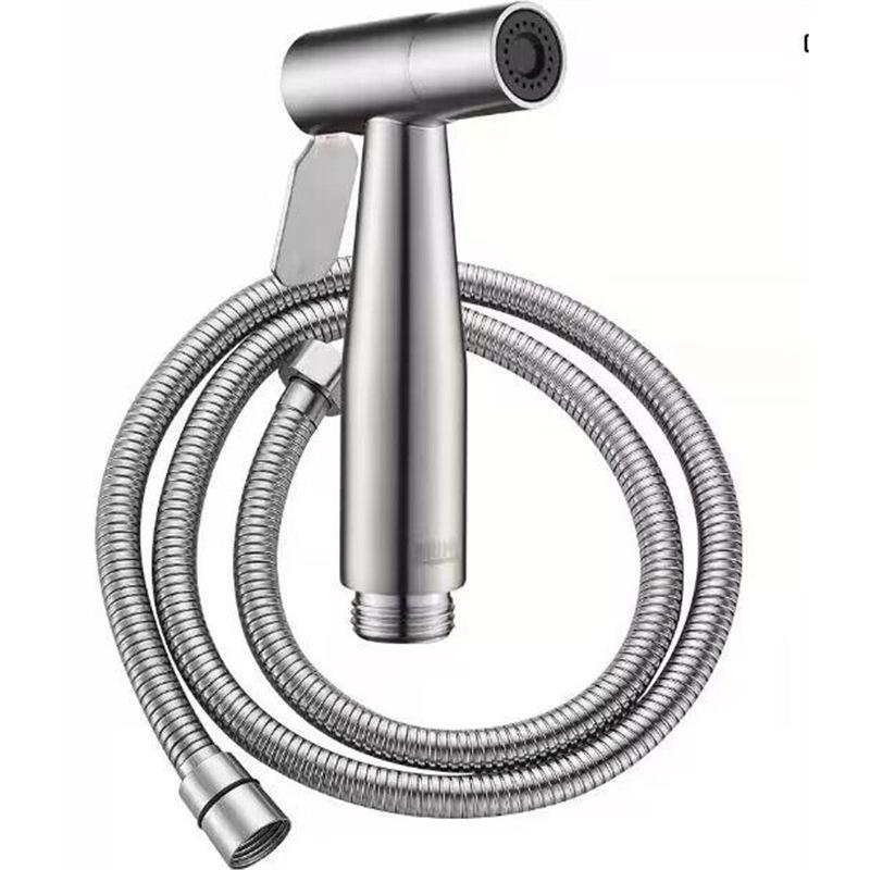 304 High-Pressure Toilet Bidet Sprayer Set with Faucet and Nozzle