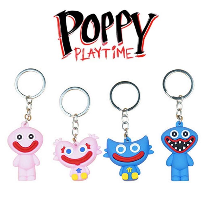 Stylish Poppy Playtime Silicone Keychain For Anime Lovers