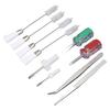 10PCS Set Sewing Machine Cleaning Kit Double Head Cleaning Brush Universal Screwdriver and Tweezers