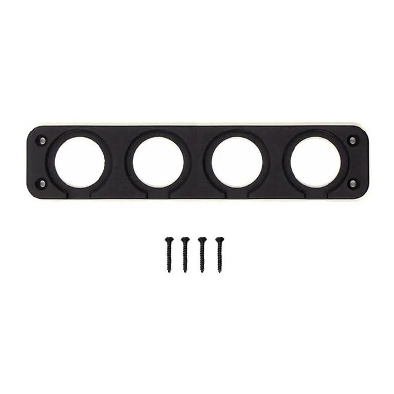 Car USB Charger Socket DIY Switch 1/2/3/4 Holes Voltmeter Panel Cigarette Lighter Adapter for Power Outlet Socket Mount Holder