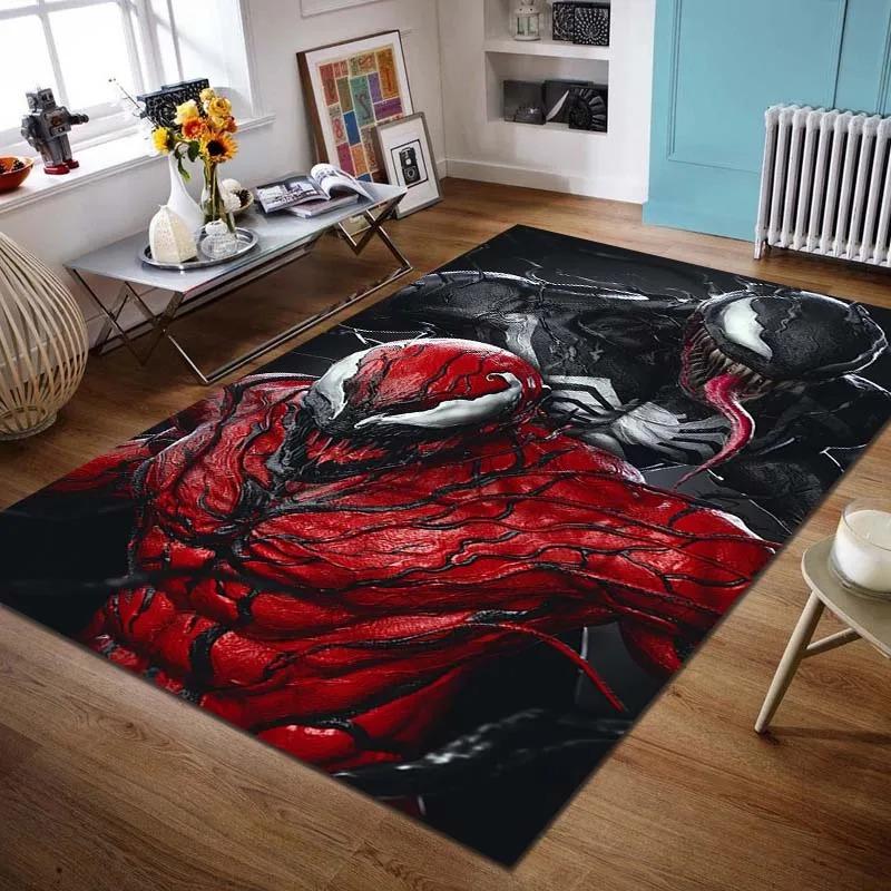 

Marvel Venom Print Carpet Rug for Home Living Room Bedroom Sofa Doormat Decor Non-slip Floor Mat Cloakroom Play Area Rug 40x60cm