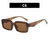 Retro Simple Square Sunglasses Women Men Personality Fashion Classic Sun Glasses Street Photography Glasses