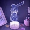 Anime Waifu Mai Sakurajima Led Night Light For Bedroom Decor Mai Light Gift For Friend Sakurajima Bunny Girl Led Lamp Anime Gift