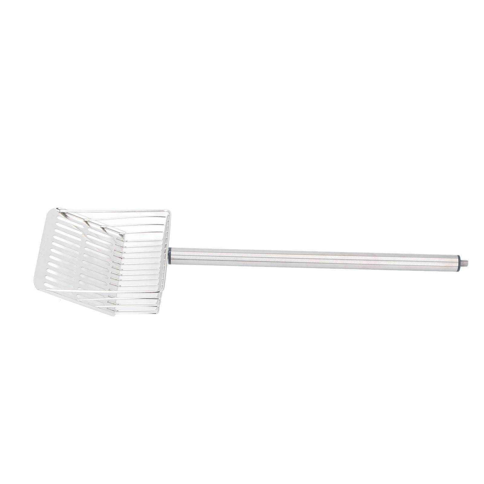 

Handle Cat Litter Scoop Stainless Steel Kitty Poop Scooper Chicken Poop Sifter Shovel