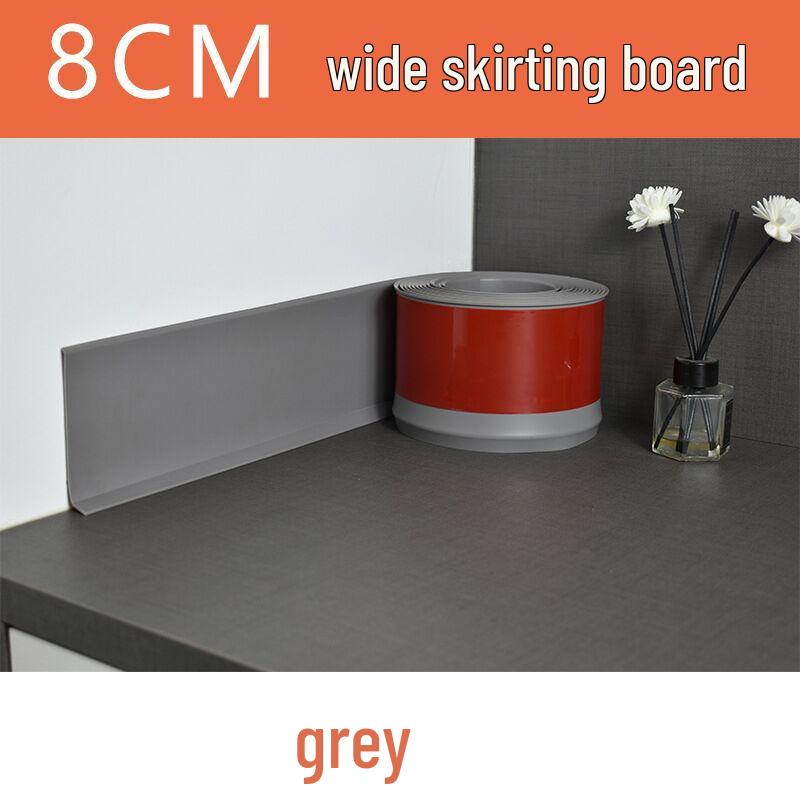 Self-Adhesive Waterproof PVC Rubber Skirting Board 1 meter per piece
