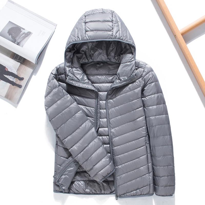 

Men s Lightweight Ultra-Thin Down Jacket In Short Style for Autumn/Winter - Casual, Large Size, Middle-Aged & Young M
