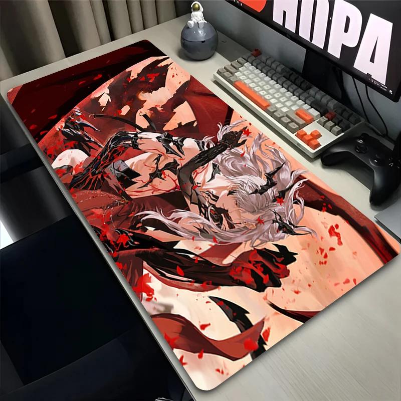 Mouse Pad Laptop Anime Extended Desktop Mat L-love And Deepspace Sylus Computer Gamer Mousepad Gaming Accessories Keyboard Pad
