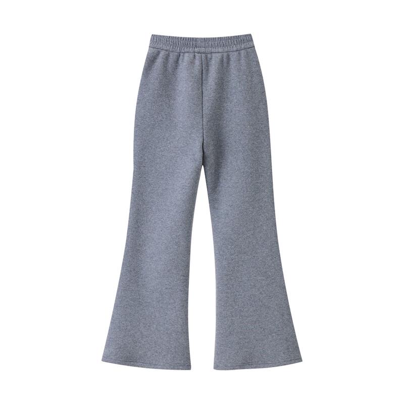 ASK JUNIOR Girls' Fleece-Lined Winter Casual Flared Pants