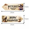 New Party Decoration Halloween Road Sign with Viscose Garden Decoration Welcome Sign Realistic Paper Party Road Sign