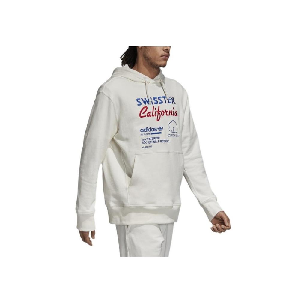 Adidas Originals Kaval Embroidered Hoodie Men Hoodies White DH4946