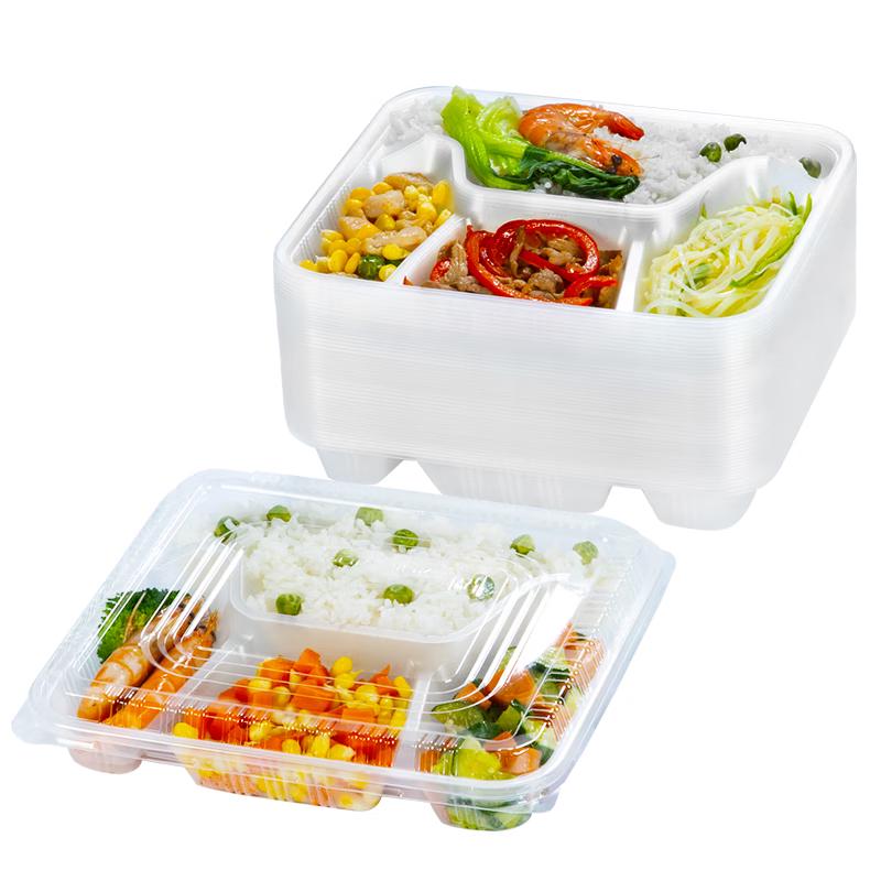 Temeiju Disposable Divided Meal Prep Containers