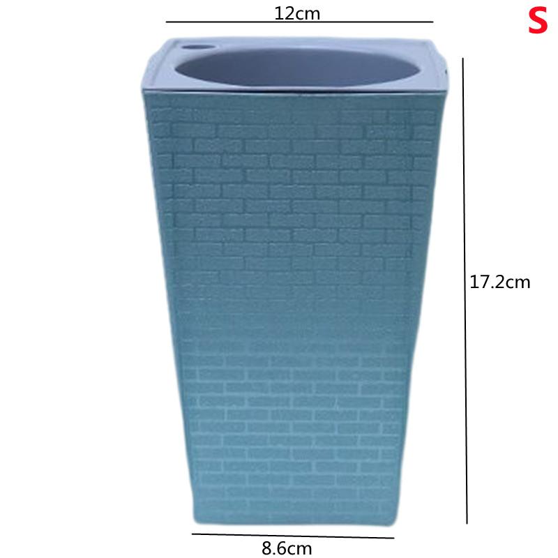 

Самополивающийся кашпо Ручной работы Самополивающийся горшок для растений и цветов с резервуаром для воды Современный цветочный горшок Пластиковый кашпо Садовый декор