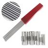 Steel Percussion Instruments Guiro Scraper Latin Percussion Comb Style Scraper