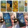 Van Gogh Oil Painting Case For OPPO Find X5 Pro X3 Lite A15 A16 A52 A72 A5 A9 A31 A53 A83 A93 A94 A74 A54 Cover