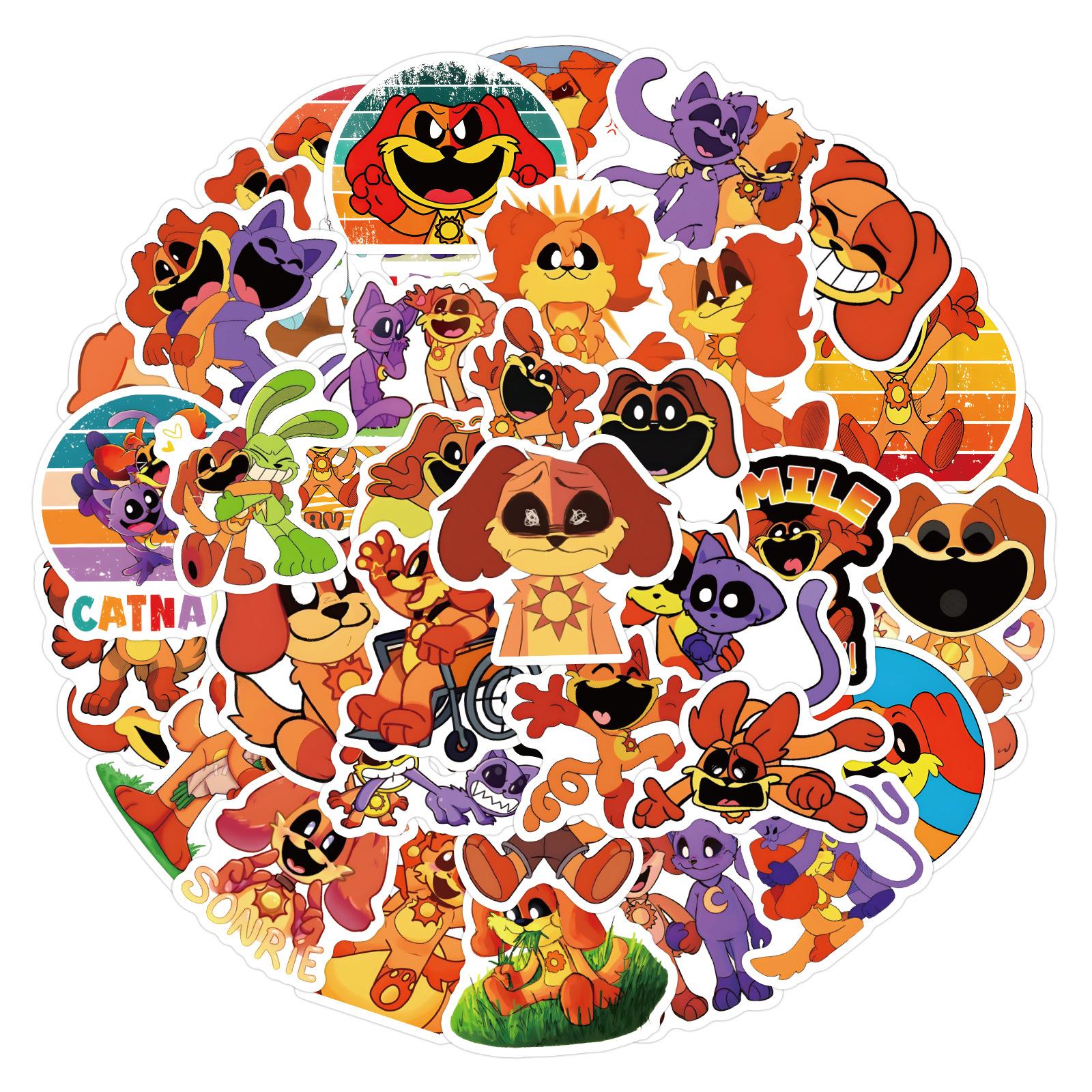 

Stickers Smiling Critters Poppy Playtime Dog Day sticker pack stickers set 56 pcs