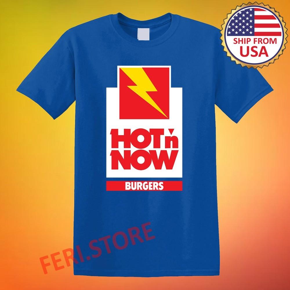 

Hot n Now Hamburgers Restaurant Men s Blue Size S-5XL 4XL