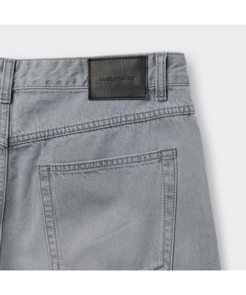Keoseuuteommellou Gray Straight Fit Jeans Cwpam26384Gyx