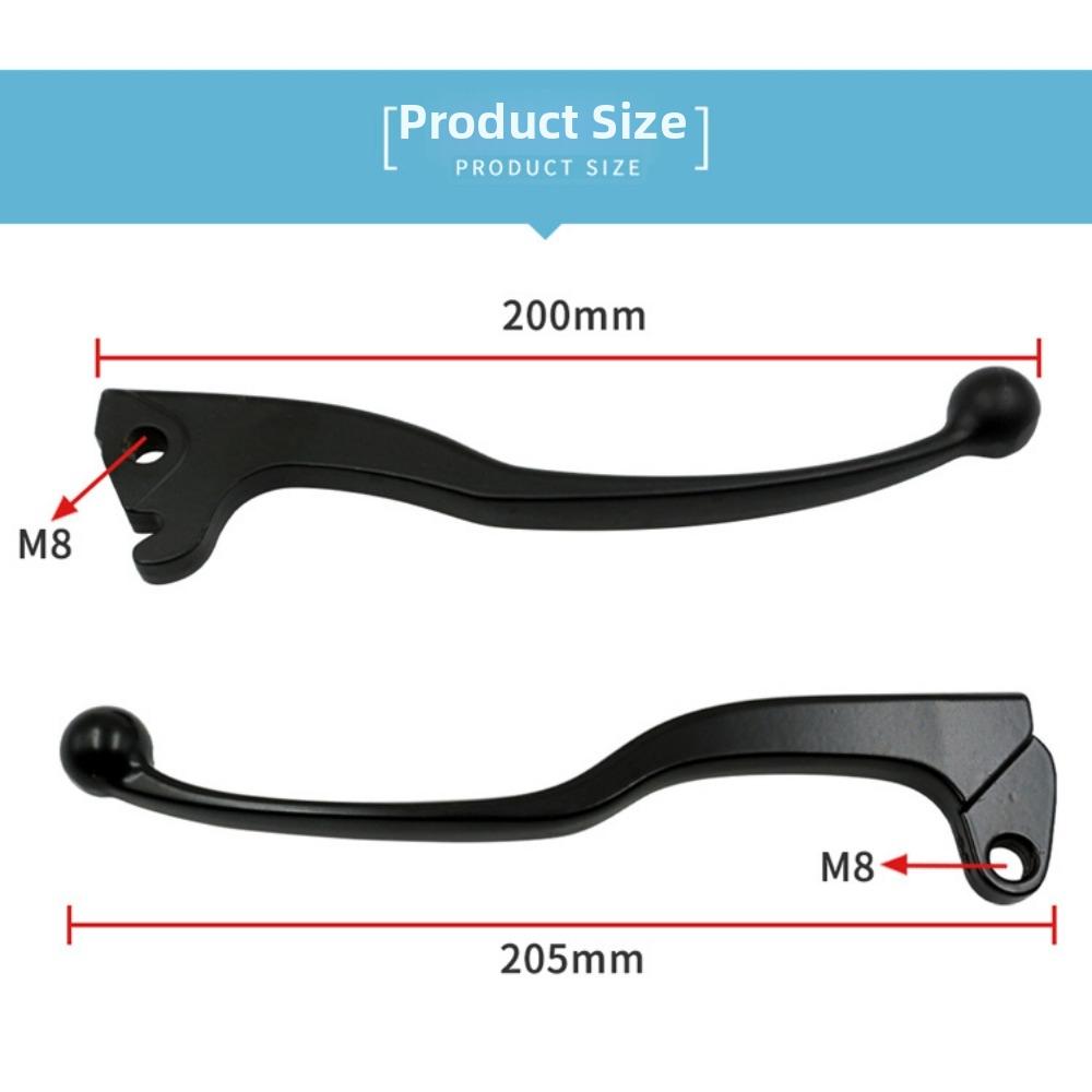Black Brake Clutch Levers Off-road Vehicle Modification For YBR 125 2005-2015 YBR125 125CC
