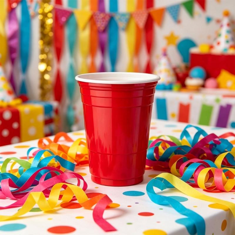 10Pcs Plastic Party Drinking Cups Disposable Beer Beverage Cup Drinkware For Cold And Hot Drinks At Gatherings