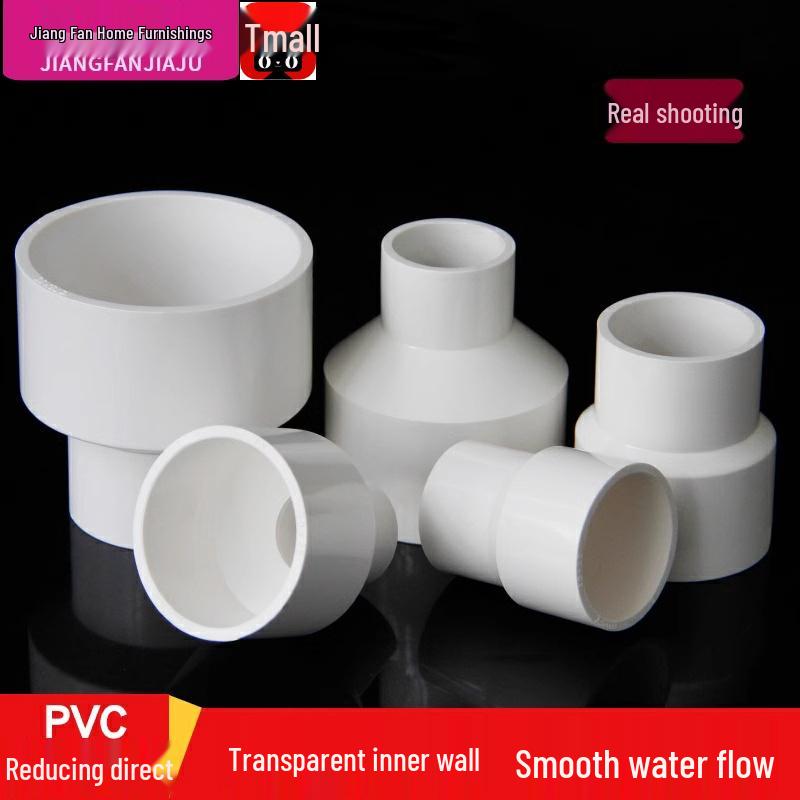 PVC Water Pipe Reducer Connector for Varied Diameters: 20, 25, 32, 40, 50, 63, 75mm