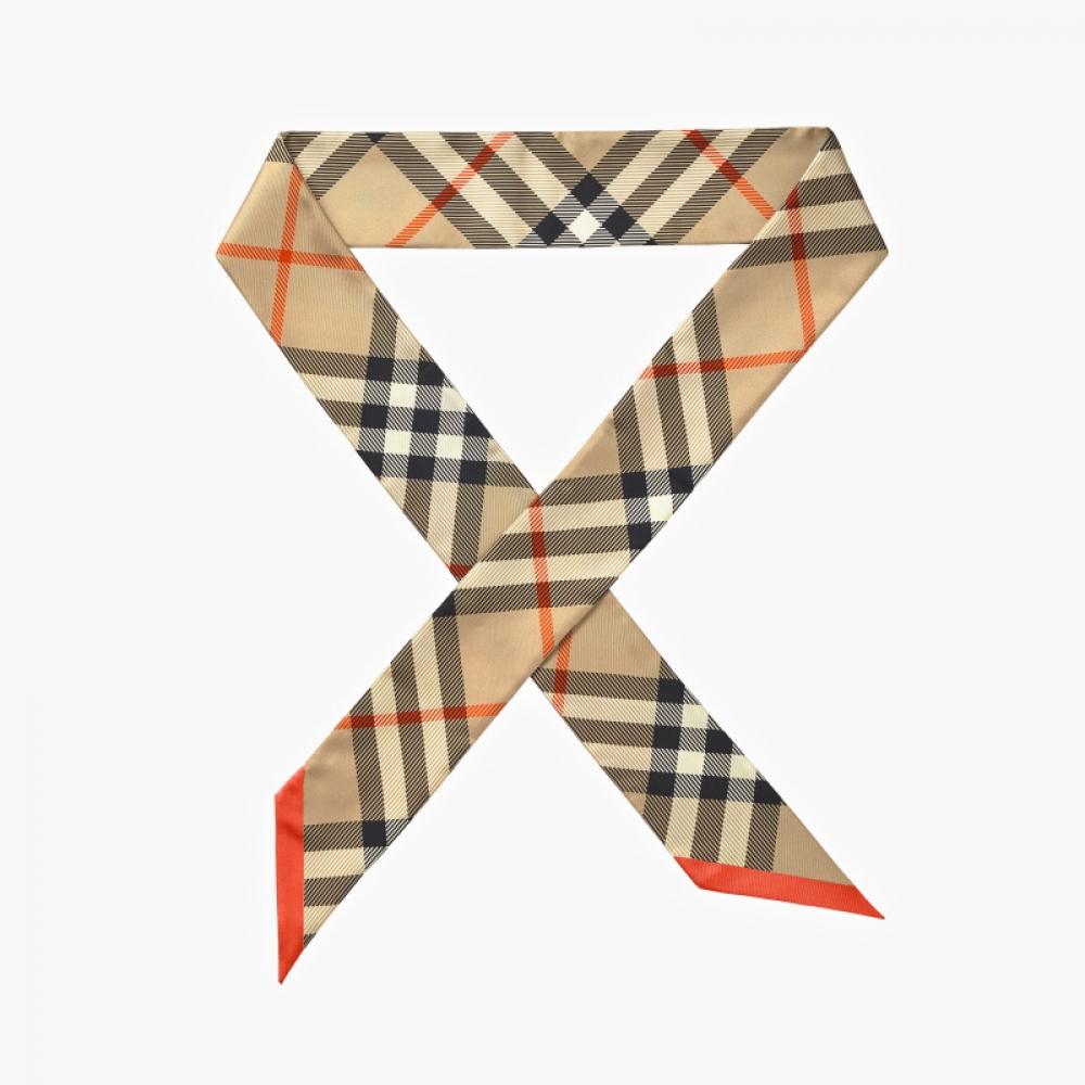 Burberry 8088136 A2021 Check Twily Silk Scarf
