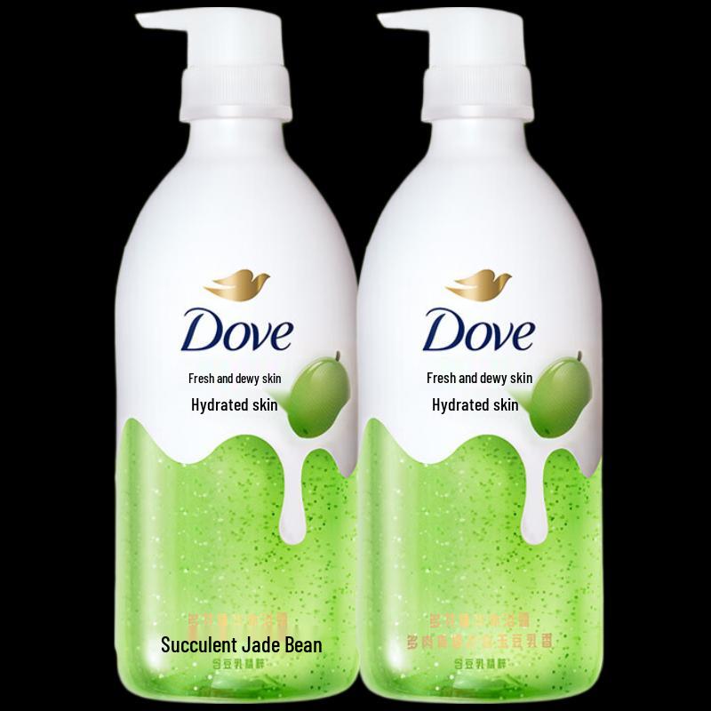 Увлажняющий гель для душа Dove Essence - Сочный виноград и соевое молоко с белым нефритом, двойная упаковка