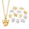 5pcs Stainless Steel Little Angel Charms Gold Steel Color Charms Pendant For Jewelry Making DIY Necklace Pendants Accessories