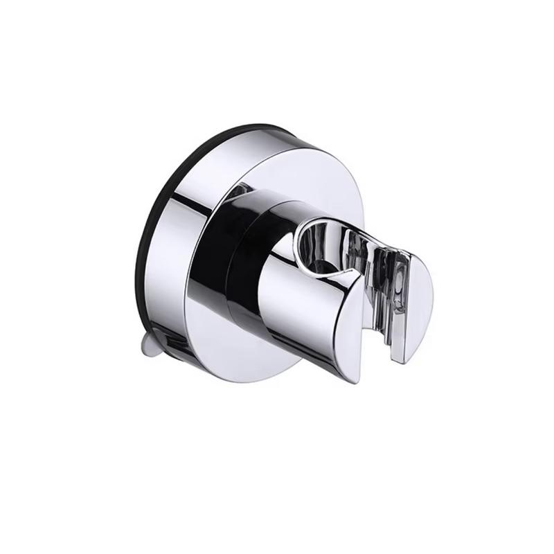 Wholesales Professional Factory Price Shower Head Stand Bracket Wall Suction Cup Sucker Shower Holder for Bathroom (as the picture,ABS Plastic)