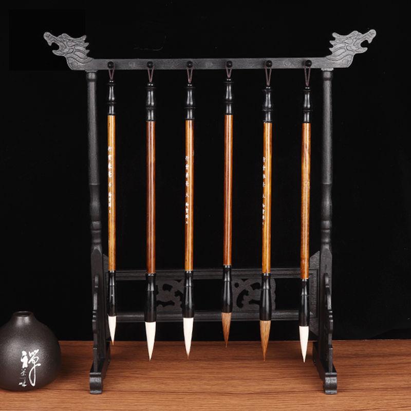 Brush Holder Imitation Chicken Wing Wood Plastic Pen Hanging Calligraphy Supplies Hanging Ornament Pen Holder