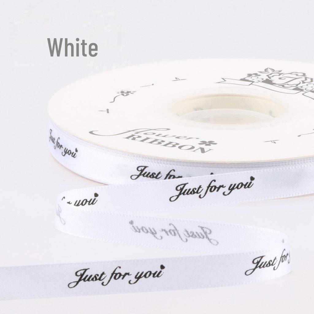 1cm Narrow Printed English Ribbon - Gift, Baking, and Florist Polyester Ribbon