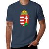 Medieval Coat Of Arms Of Hungary Tshirt Basic Simple Casual Short Sleeve Tee
