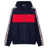 Mens Colour Block Logo Tennis Jacket