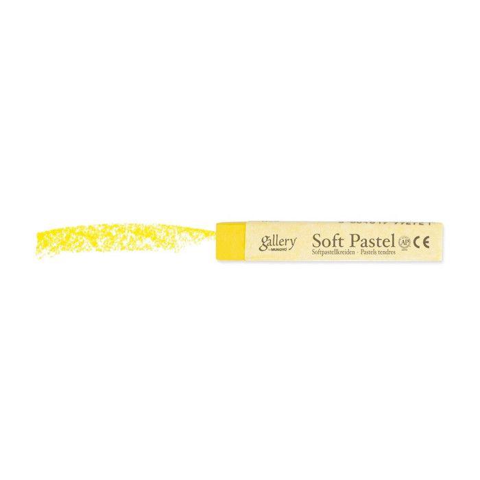 Pastel sec tendre - MUNGYO - Dark cadmium yellow - 6 x - Mixte - Couleur jaune