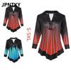 JPNTKY Camicie e Bluse Casual da Donna a Manica Lunga con Scollo a V