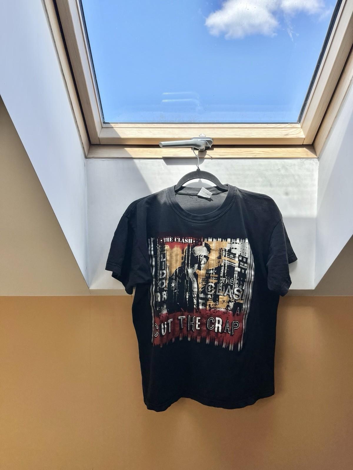 Vintage The Clash T Shirt Cut The Crap Punk London Calling Unisex T-Shirt M