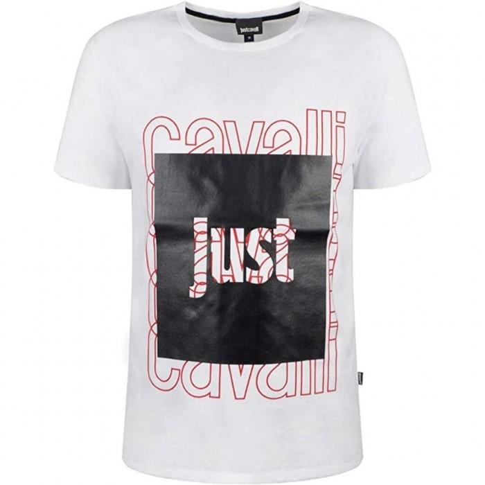 Just Cavalli Unisex Adult Box Logo T-Shirt