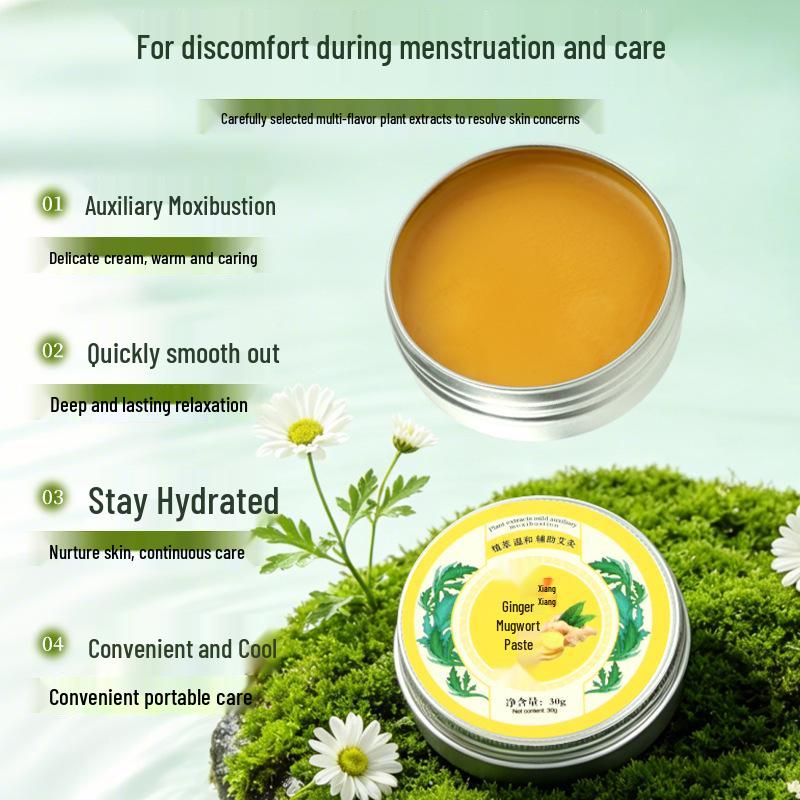 Ginger Mugwort Self-Heating Essence Cream for Full Body Care