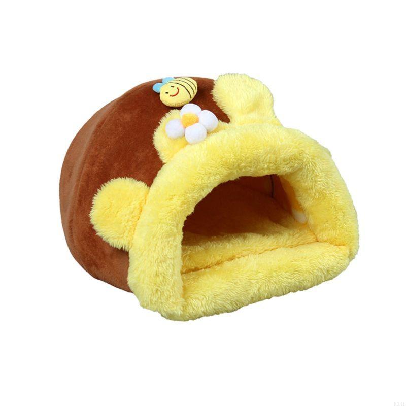 Hamster Hideouts Cage House Accessorie for Rodent Chinchilla Hedgehog Hamster Nest House Pet Toys Sleeping Cave