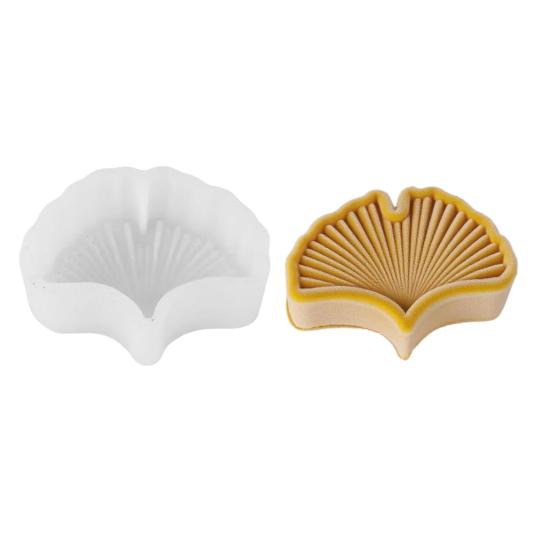 Lotus Rose Ginkgo Leaf Silicone Mold DIY Mousse Cake Chocolate Pudding Mold Non-Stick Baking Pan for Candy Jelly